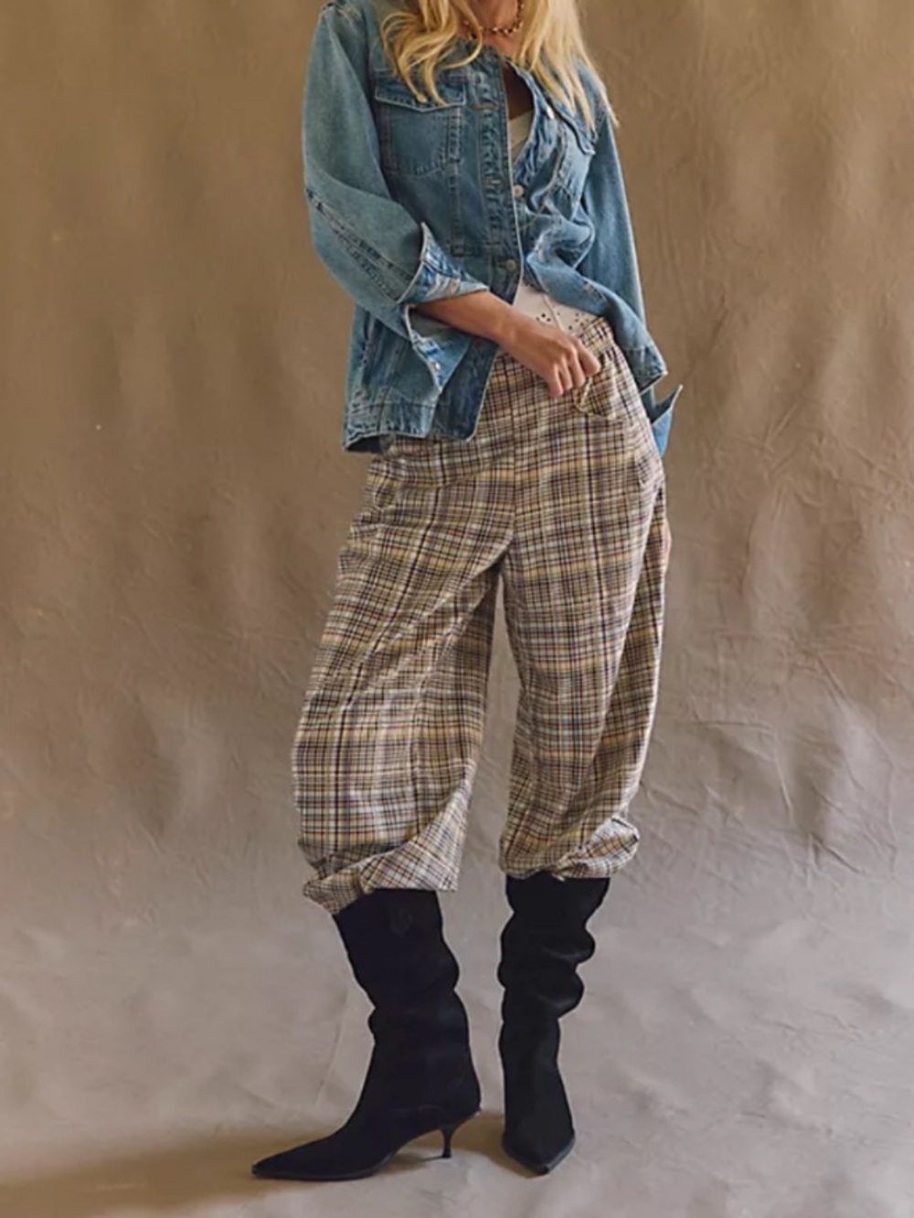 Free People Nice Choice Pull-On Trousers